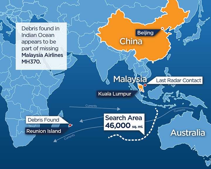 Plane debris found on Reunion Island confirmed to be from MH370: Malaysian PM - image