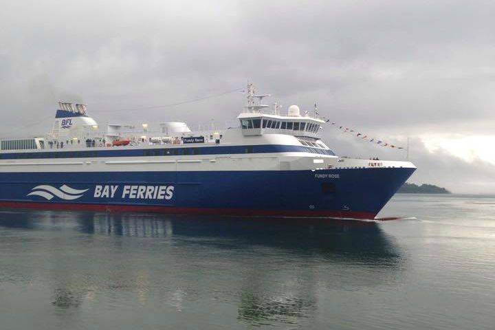 Bay Ferries has cancelled the Fundy Rose's remaining trips to and from Nova Scotia and New Brunswick for Monday.