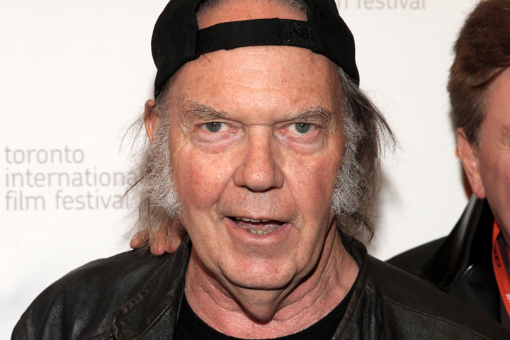 Neil Young, pictured in September 2014.
