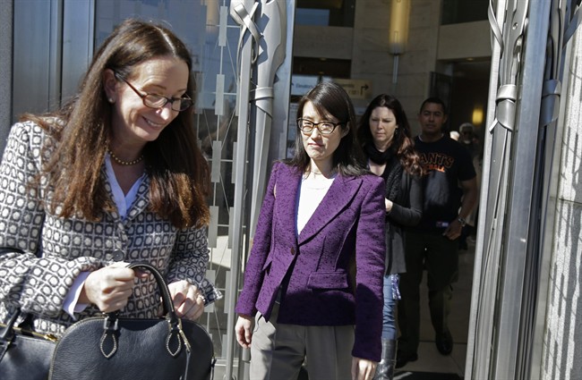 Reddit's Interim CEO Ellen Pao (R) faced increasing calls for her resignation after Reddit fired a staffer who was popular with the volunteers that help run the site.