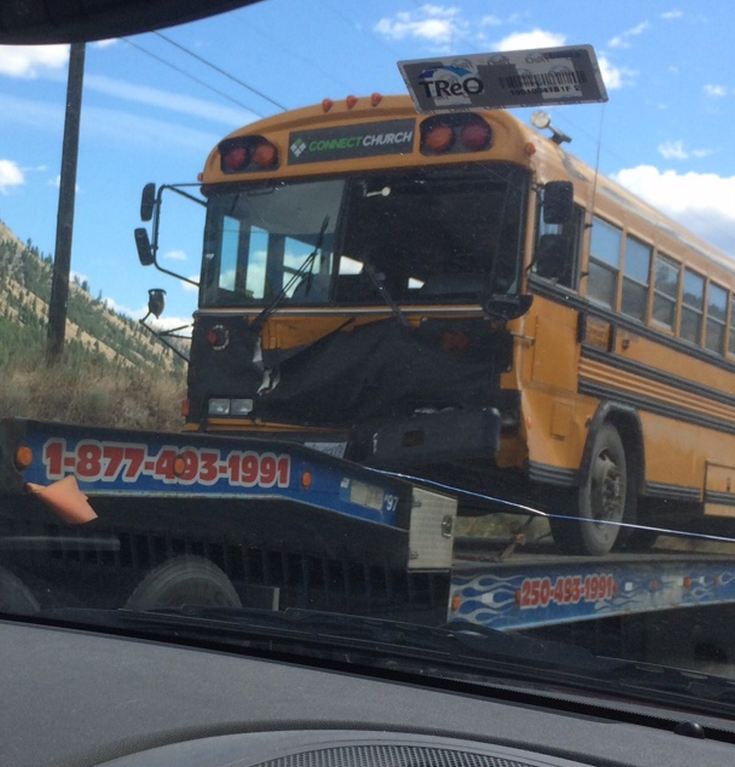 School bus crash near Osoyoos sends 2 to hospital - image