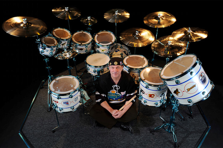 Rush drummer Neil Peart.