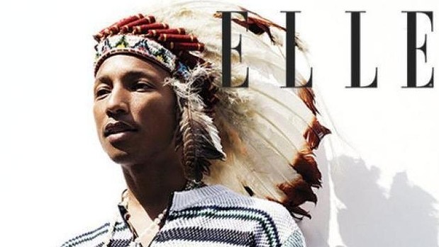 Pharrell Williams apologized for wearing a Native American headdress for an Elle UK shoot.