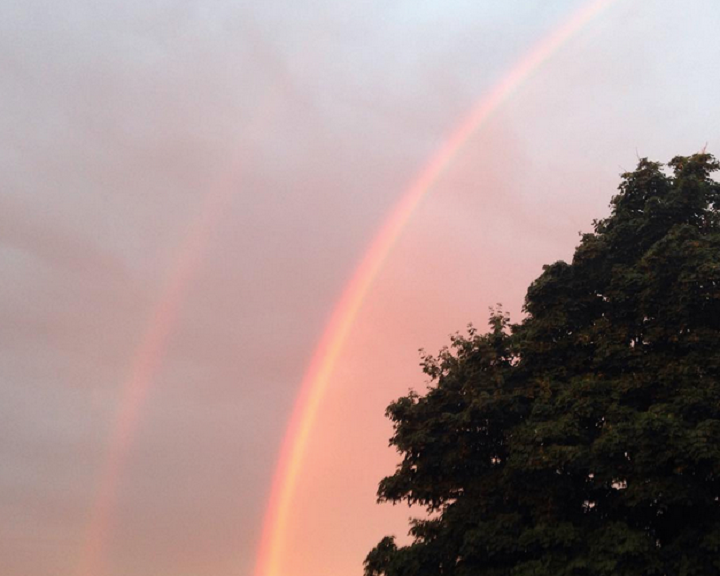 Global's Jessica Laventure captured this stunning double rainbow on Wednesday, July 22, 2015.