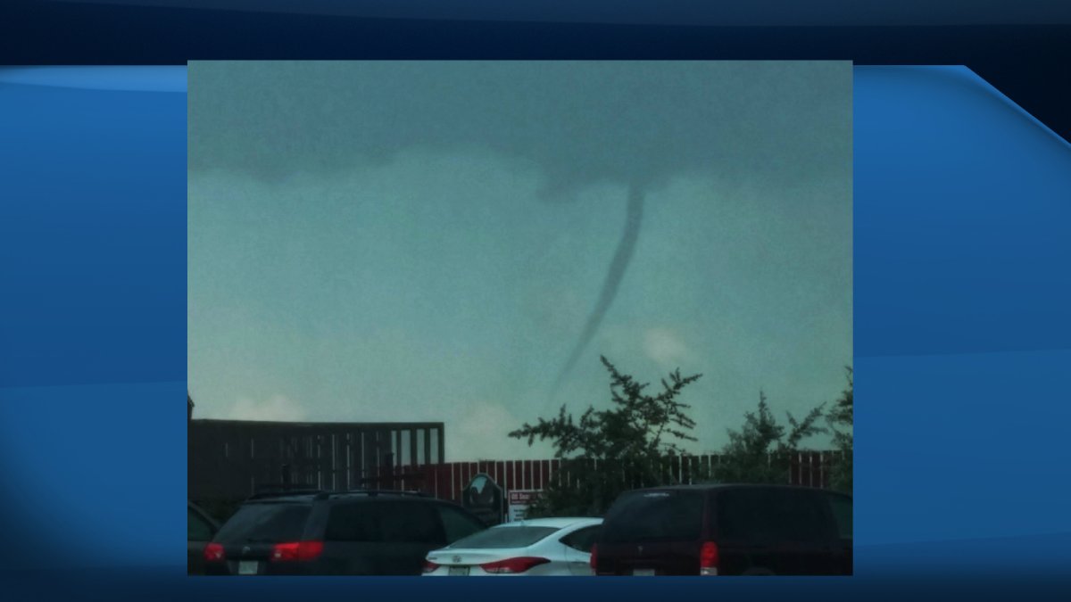 Multiple funnel clouds have been spotted in Southern Saskatchewan Monday afternoon.