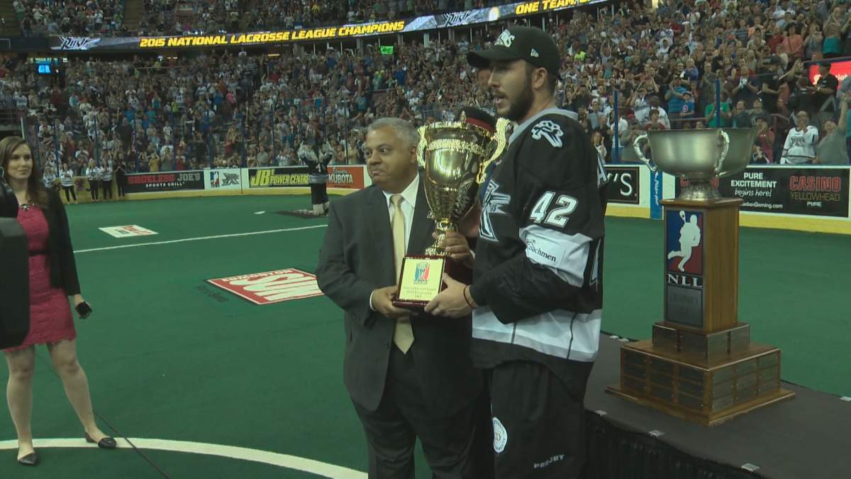 The Edmonton Rush won its first National Lacrosse League Championship in June 2015.