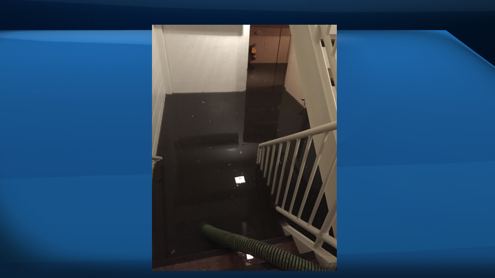 Twenty-two residents of the Cancer Patient Lodge in Regina have had to be evacuated because heavy rains overloaded the drainage system