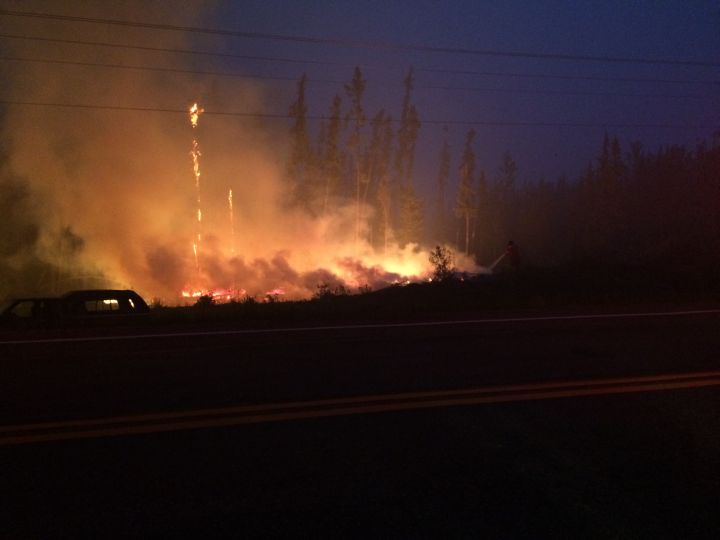 The La Ronge area Saturday, July 4, 2015. Officials advising Sask. wildfire evacuees to check their insurance coverage to see if they are eligible for living expenses while displaced.