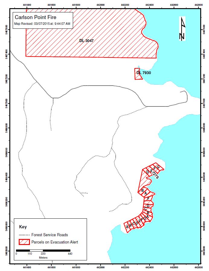 Evacuation order issued for homes near Old Sechelt Mine fire - image