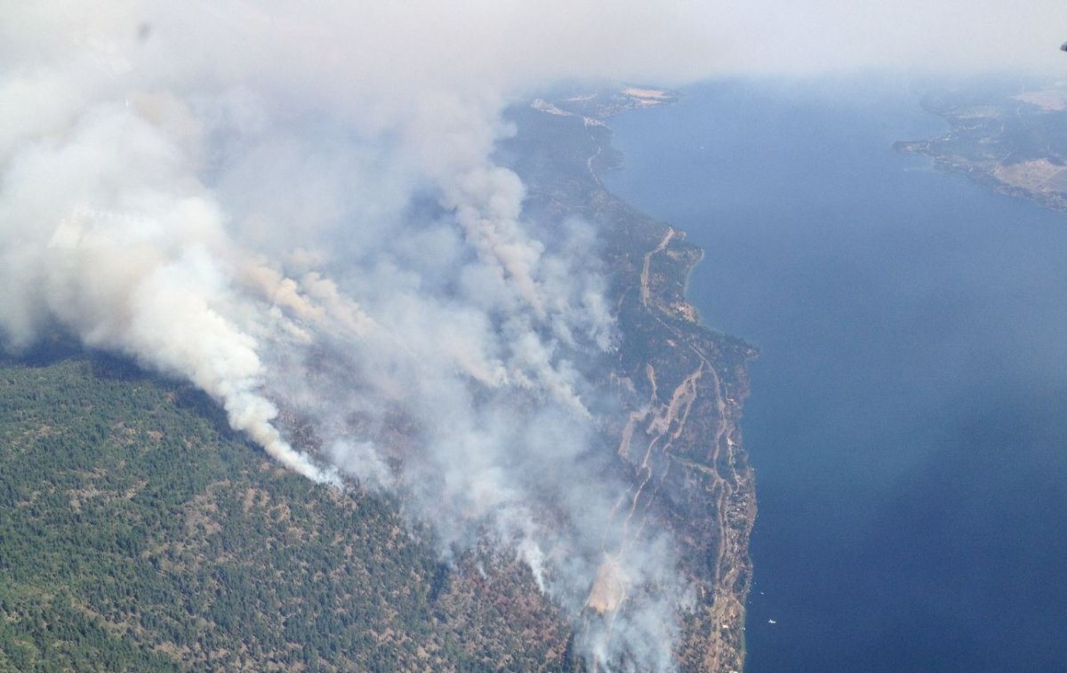 Evacuation alerts lifted for Okanagan fires - image
