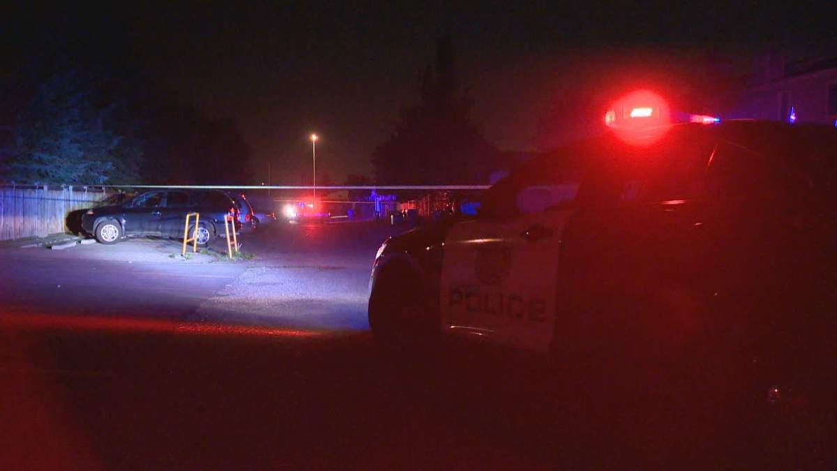 Police investigate reports of shots fired at a home in the 300 block of Falconridge Crescent N.E. 