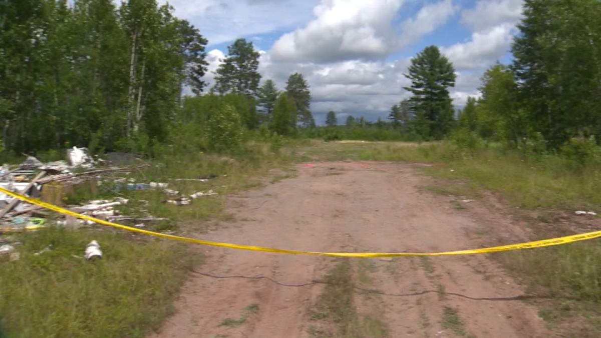 This is the property where police believe people were target practicing. Laura Brown/Global News