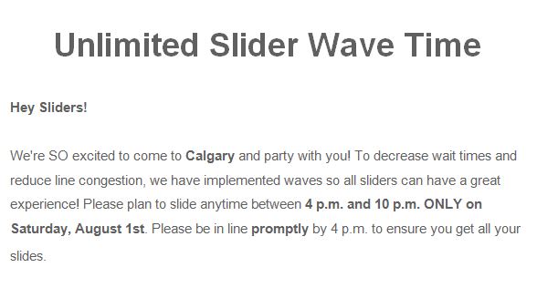 Calgary Slide the City participants outraged by ticket changes - image