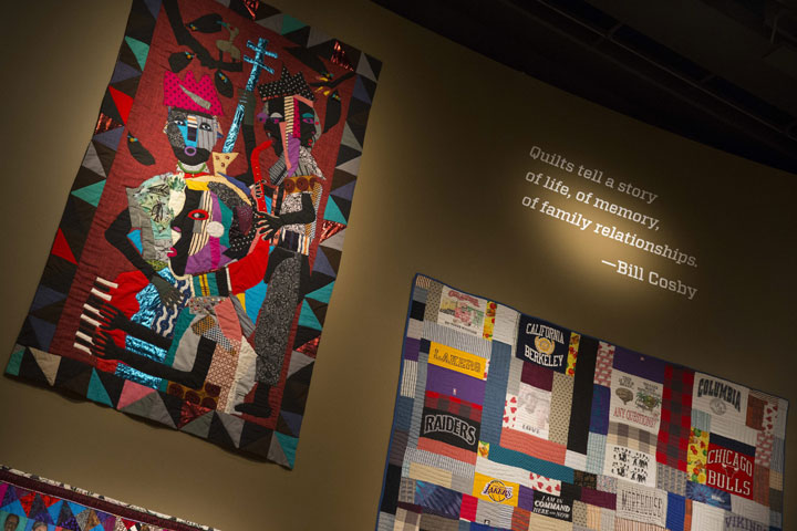 Part of Cosby's art collection on display at the Smithsonian in November 2014.