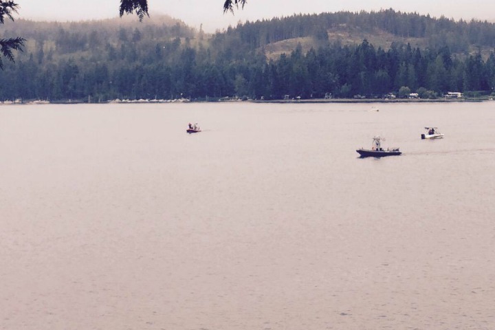 Crews searched for a missing boater on Sproat Lake.