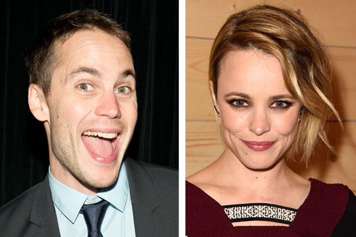 Taylor Kitsch and Rachel McAdams are rumoured to be dating.