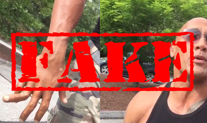 The Rock trolls the Internet, exploding butt implants and other fake things online this week - image