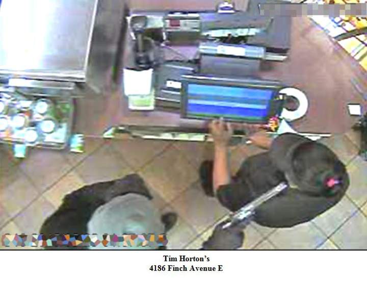 Surveillance footage from Tim Hortons obtained by Global News.