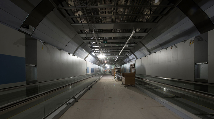Construction on the tunnel has been ongoing since March 2012.