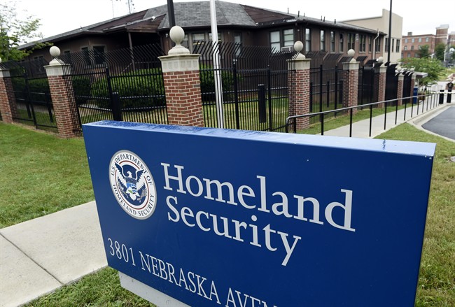 In this June 5, 2015, file photo, the Homeland Security Department headquarters in northwest Washington. 