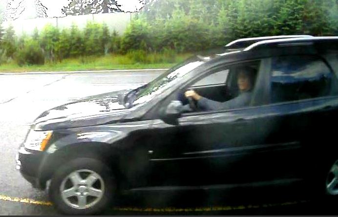 Police are looking for the person who damaged a photo radar van parked on the Whitemud near 53 Avenue on August 1.