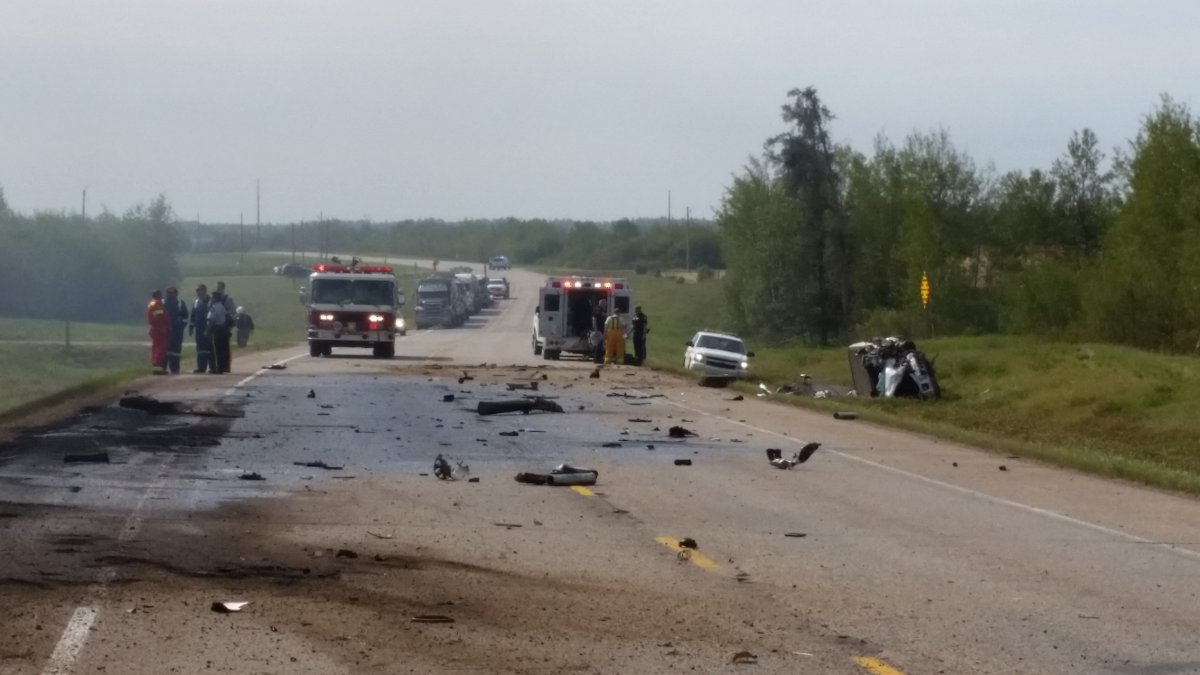 Highway 63 reopened after fiery twovehicle collision Globalnews.ca