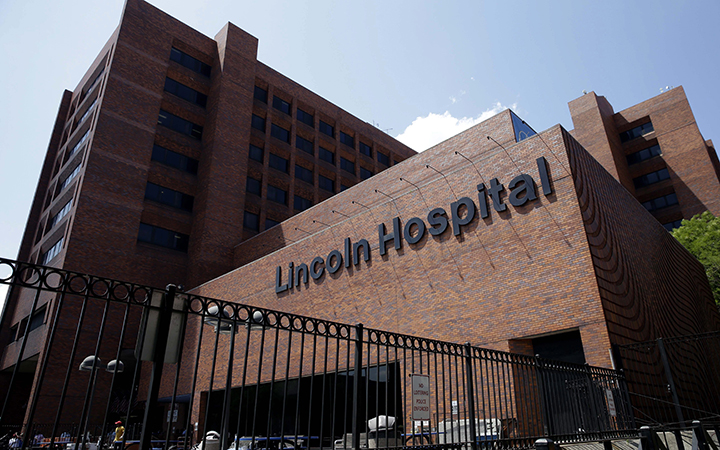Lincoln Hospital, where a case of Legionnaires' Disease was treated, is seen in the Bronx borough of New York, Tuesday, Aug. 4, 2015.
