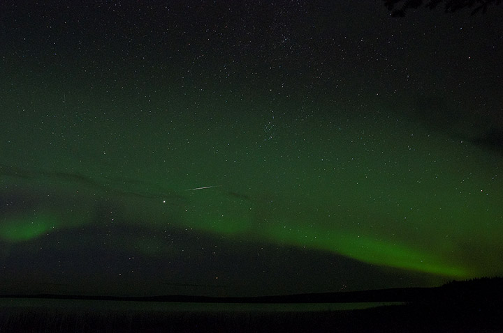 Aug. 19: This Your Saskatchewan photo of the Perseid Meteor Shower over Kingsmere Lake in Prince Albert National Park was taken by Richard Jackson.