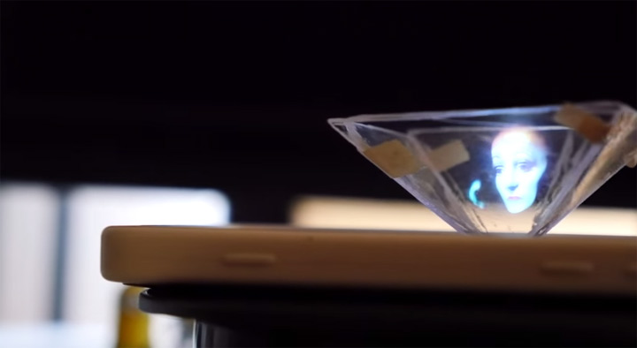 Over the weekend, British YouTuber and tech reviewer “Mrwhosetheboss” posted a tutorial on how to turn your smartphone into a 3D hologram using an old CD case.  
