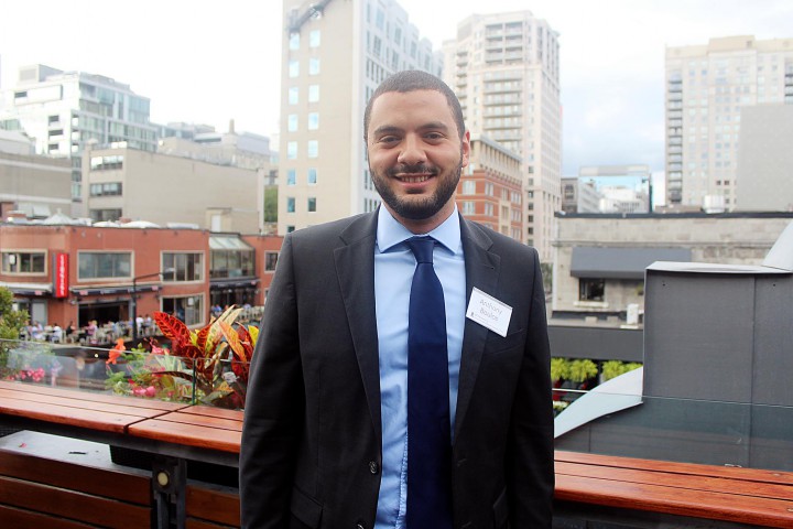 Concordia student Anthony Boulos decided he didn't want to wait in line for three hours to renew his Opus card anymore, Monday, August 31, 2015.