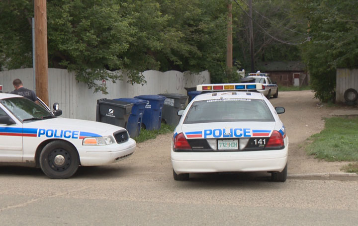 Saskatoon police have responded to a wanted man believed to be inside a house in the Pleasant Hill neighbourhood.