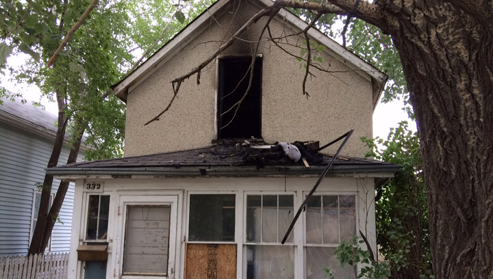 A man was taken to hospital with smoke inhalation after an early morning house fire in Saskatoon.