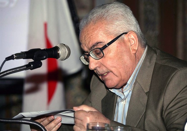One of Syria's most prominent antiquities scholars, Khaled al-Asaad, speaks in Syria. Islamic State militants beheaded al-Asaad in the ancient town of Palmyra, Syria, and strapped his body to one of the town's Roman columns, Syrian state media and an activist group said Wednesday.
