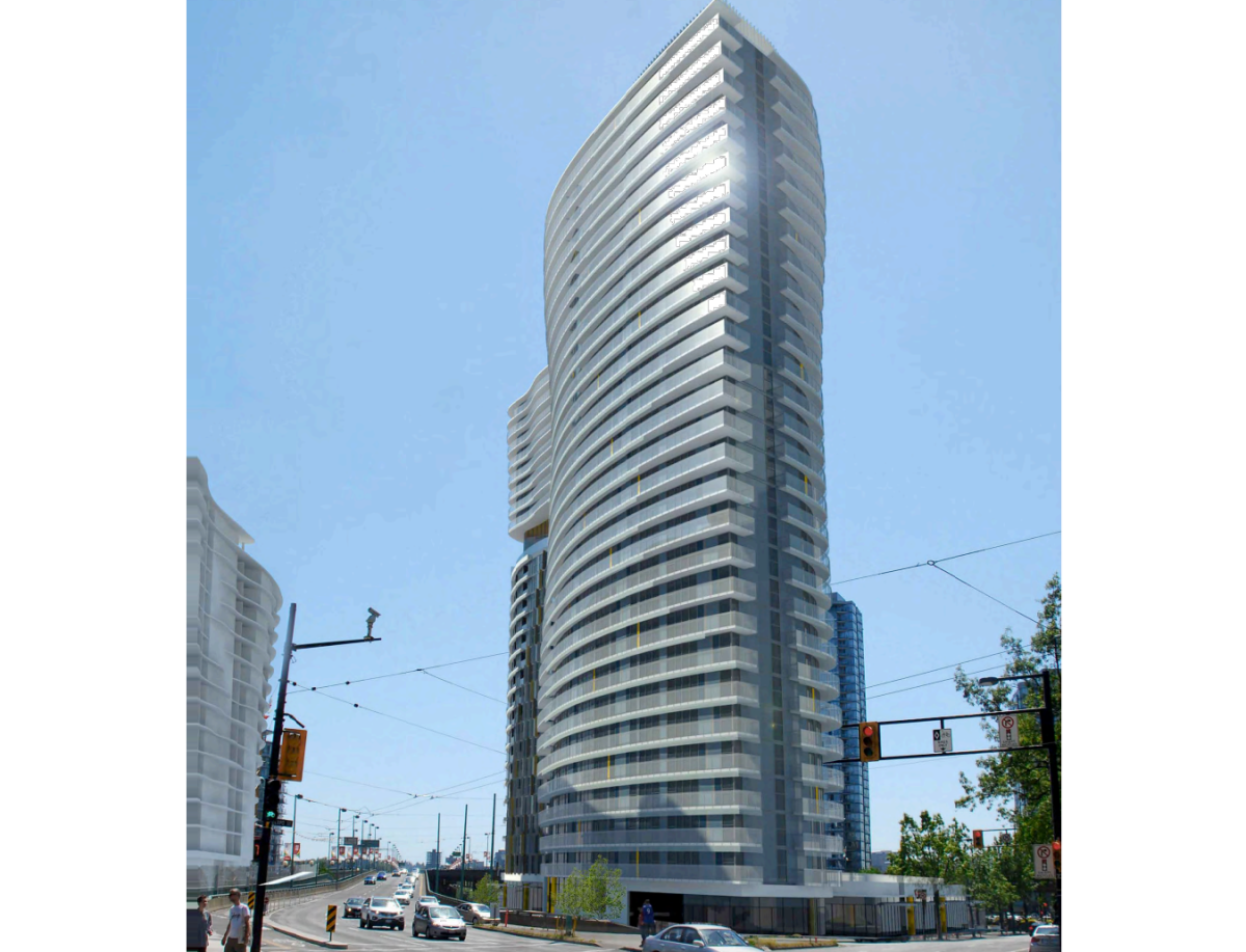 Rendering of the proposed tower at 89 Nelson Street