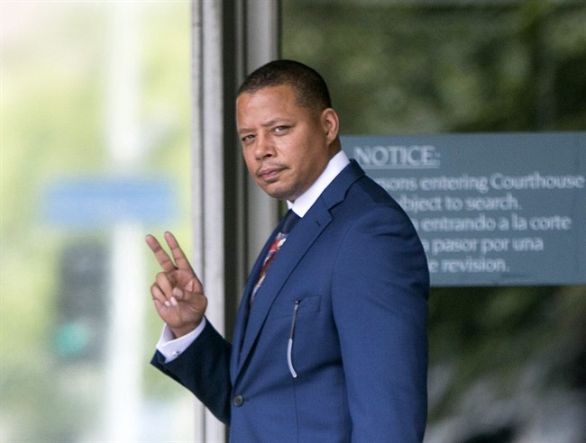 In this Thursday, Aug. 13, 2015, file photo, actor Terrence Howard walks into a Los Angeles court for a hearing regarding a divorce settlement with his ex-wife Michelle Ghent. 
