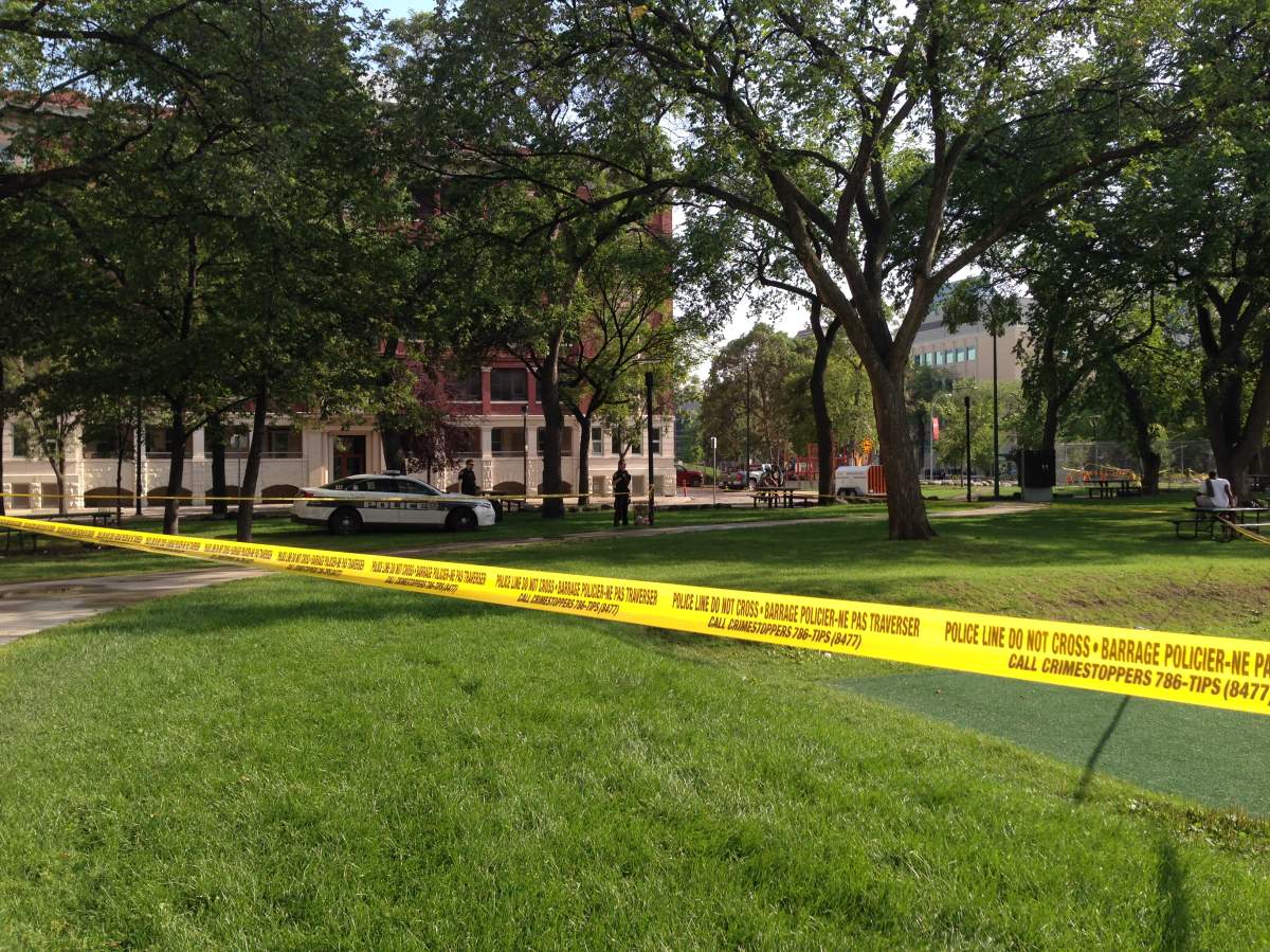 Police cordoned a section of Central Park off after an afternoon assault. Aug 15, 2015.