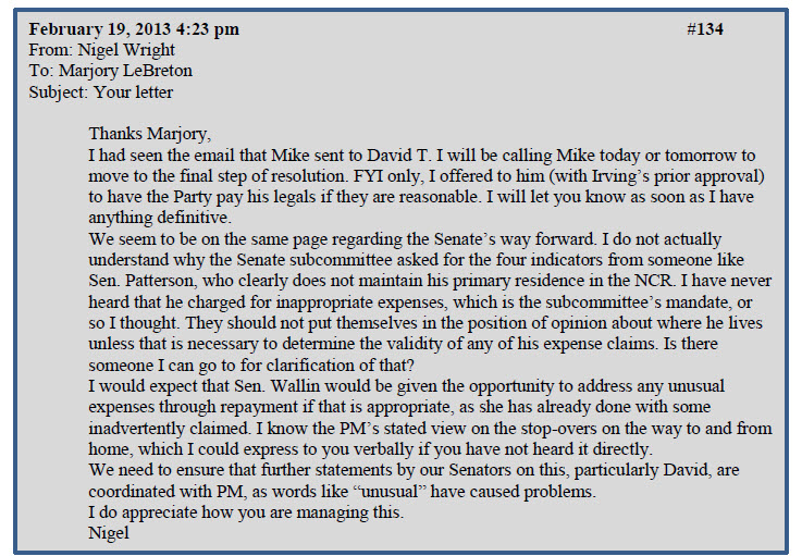 Harper mentioned in emails at Duffy trial - image