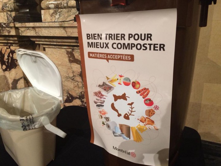 Montreal Mayor Denis Coderre wants to improve composting options on the island, Tuesday, August 11, 2015.