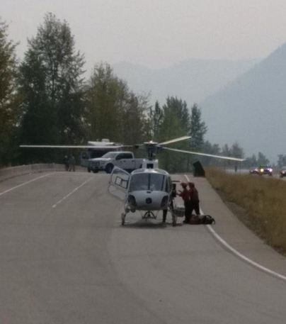 Small brush fire on Connector - image