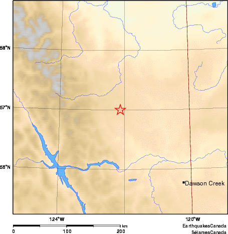 The location of the earthquake on Aug. 17.