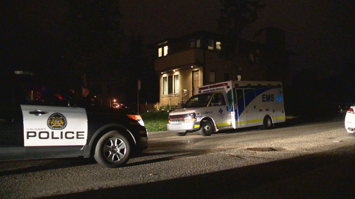Calgary police investigate the theft of an ambulance from the Foothills Medical Centre on Monday, August 17, 2015.  