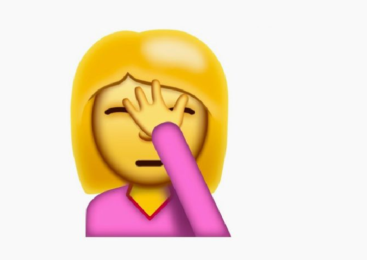 The "facepalm" is one of 38 new emoji candidates. 