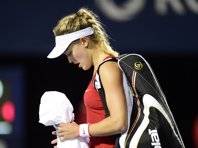 Eugenie Bouchard out of the French Open - image