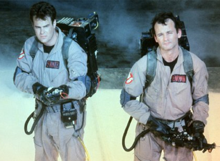 Bill Murray and Dan Aykroyd in ‘Ghostbusters.’.
