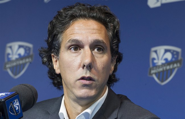 Head coach of the Montreal Impact Mauro Biello.