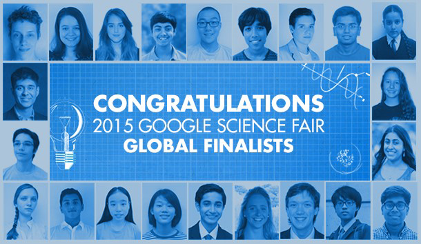 Two students have made the top 20 in Google's Science Fair.