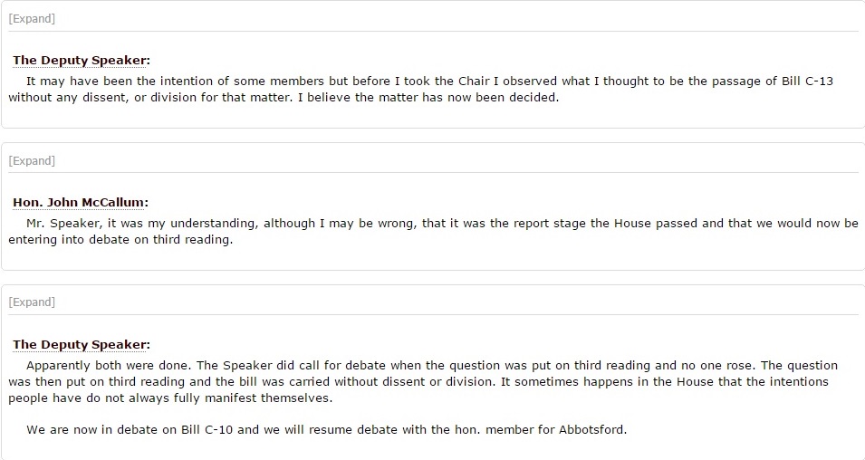 We voted what? When? MPs are confused after learning they unanimously passed a vote.