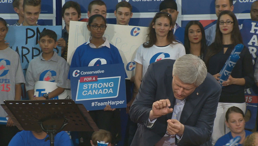 Unusually animated Harper surprises observers, delights supporters - image