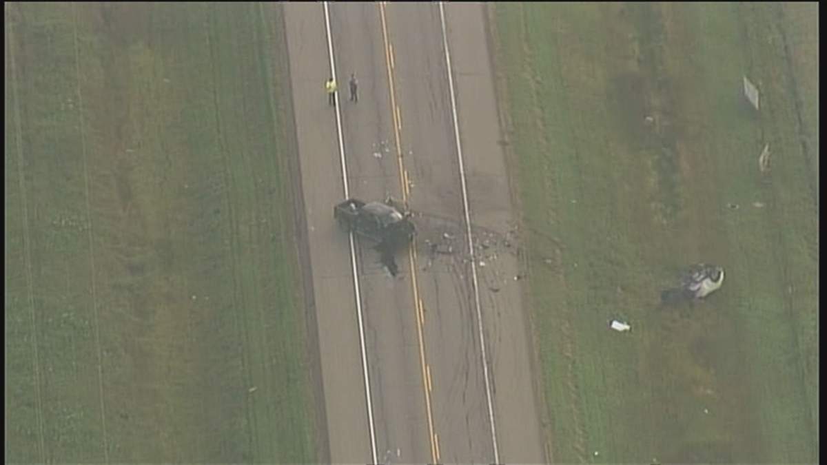 Highway 15 just northeast of Edmonton was closed Friday morning following a serious collision between two vehicles. August 28, 2015.