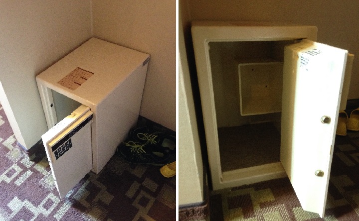 Baby freed from Niagara Falls hotel safe - image